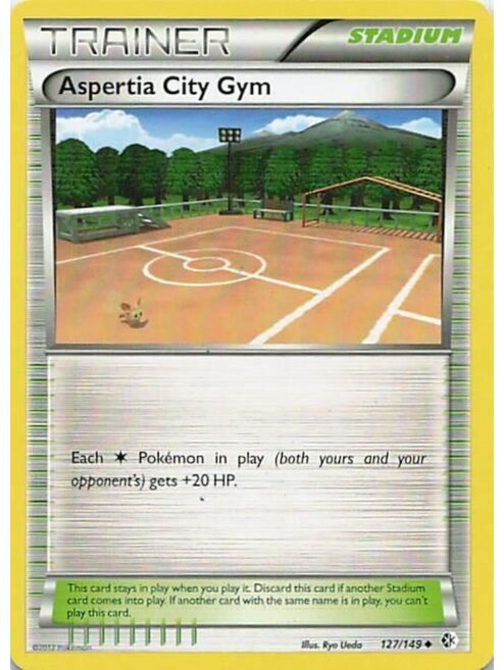 Pokemon TCG 2012 Aspertia City Gym LP BCR